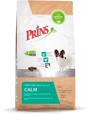 Prins ProCare Mini Volledige geperste brokvoeding hond Mini Resist Calm 3Kg