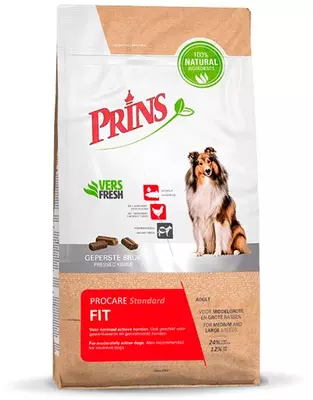 Prins ProCare Volledige geperste brokvoeding hond Standard Fit 3Kg