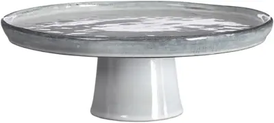 Tabo taartplateau grijs - h10xd27cm