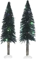 Luville General Bristle tree on log with multicolour light - afbeelding 1