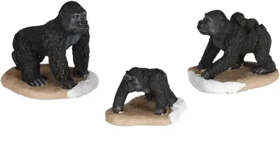 Luville General Gorilla family 3 stuks - afbeelding 1