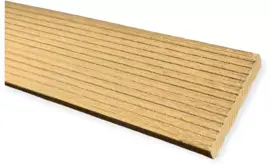 Wpc afdeklat 55x10 light teak - afbeelding 1