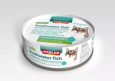 smølke kat soft paté freshwater fish 80 gr