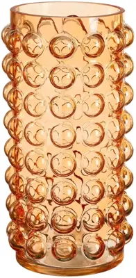 Lausanne vaas glas oranje - h25xd12cm