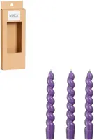 Twist dinerkaars d.blauw glaze 3 stuks - h18,5xd2,4cm kopen?