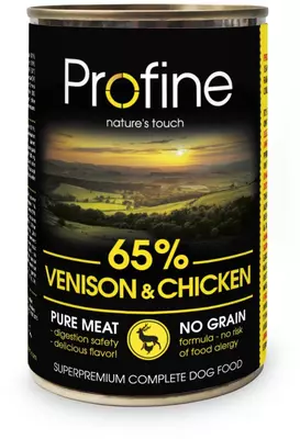 profine dog 65% venison/chicken 400 gr