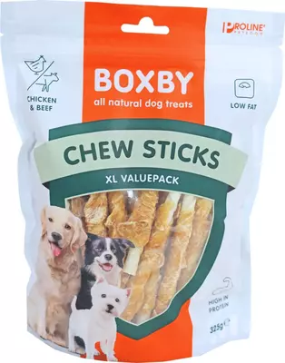 Proline Boxby chew sticks XL valuepack, 325 gram. (10) - afbeelding 1