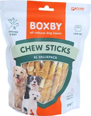 Proline Boxby chew sticks XL valuepack, 325 gram. (10) - afbeelding 1