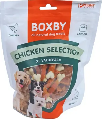 Proline Boxby chicken selection XL valuepack 325 gram