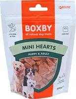 Proline Boxby puppy snacks mini hearts, 100 gram - afbeelding 1