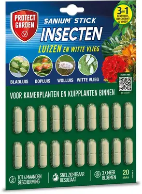 Protect Garden Sanium Stick – Insectenbestrijding voor Kamer- en Kuipplanten – 20 Stuks - afbeelding 1