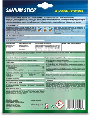 Protect Garden Sanium Stick – Insectenbestrijding voor Kamer- en Kuipplanten – 20 Stuks - afbeelding 2