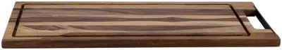 Pure Rose Wood serveerplank recht met sapgoot 49 cm - afbeelding 2