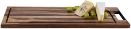 Pure Rose Wood serveerplank recht met sapgoot 49 cm - afbeelding 4
