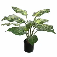 Pure Royal kunstplant alocasia zebrina 50cm groen - afbeelding 1