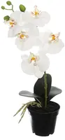 Pure Royal kunstplant orchidee 40cm crème - afbeelding 1