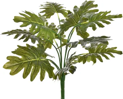 Pure Royal kunstplant philodendron selloum 40cm groen - afbeelding 1