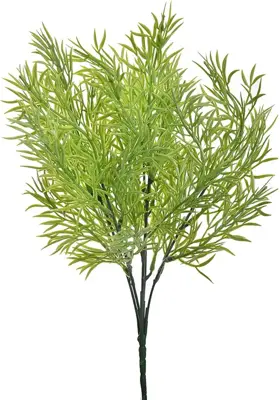 Pure Royal kunstplant sprengeri 35cm groen - afbeelding 1