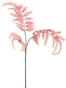 Pure Royal kunsttak aristablad 110cm roze - afbeelding 1