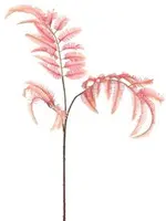 Pure Royal kunsttak aristablad 110cm roze - afbeelding 1