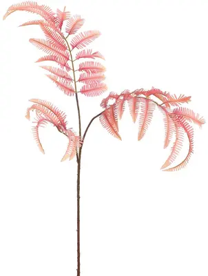 Pure Royal kunsttak aristablad 110cm roze - afbeelding 1