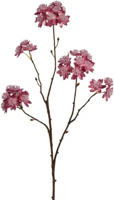 Pure Royal kunsttak astrantia 70cm bordeaux - afbeelding 1
