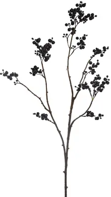 Pure Royal kunsttak bessen 72cm zwart - afbeelding 2