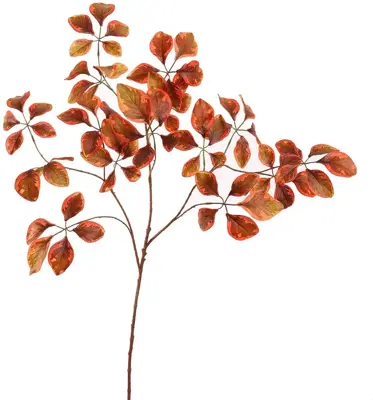 Pure Royal kunsttak beuk 103cm rood - afbeelding 1