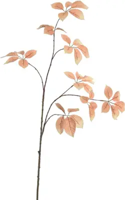 Pure Royal kunsttak blad 105cm roze - afbeelding 1