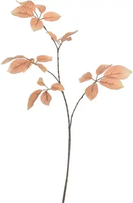 Pure Royal kunsttak blad 74cm roze - afbeelding 1
