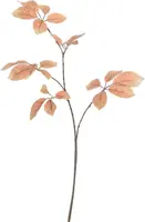 Pure Royal kunsttak blad 74cm roze - afbeelding 1