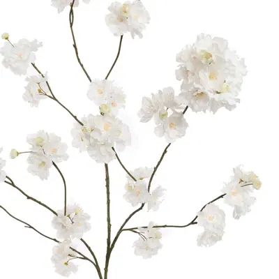 Pure Royal kunsttak bloesem 130cm crème - afbeelding 2