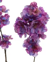 Pure Royal kunsttak bloesem 130cm paars - afbeelding 3