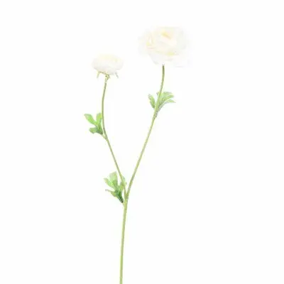 Pure Royal kunsttak boterbloem 64cm crème - afbeelding 1