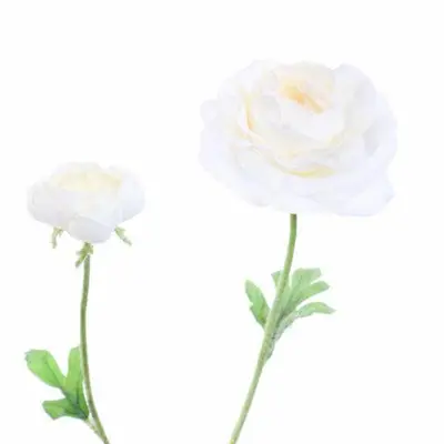 Pure Royal kunsttak boterbloem 64cm crème - afbeelding 2