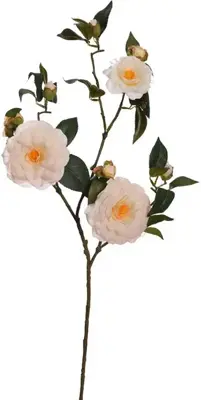 Pure Royal kunsttak camelia 88cm vanille - afbeelding 1
