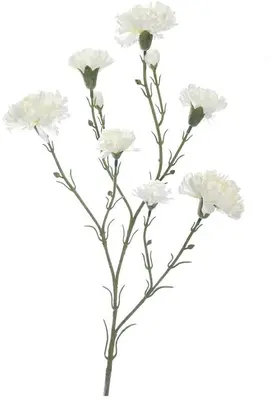 Pure Royal kunsttak carnation 71cm creme - afbeelding 1