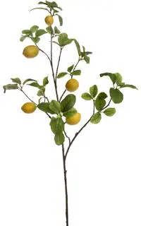 Pure Royal kunsttak citroen 104cm geel - afbeelding 1
