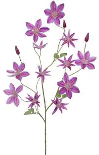 Pure Royal kunsttak clematis 125cm lavendel - afbeelding 1