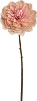 Pure Royal kunsttak dahlia 60cm crème roze - afbeelding 1