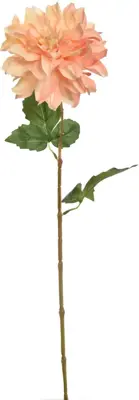 Pure Royal kunsttak dahlia 60cm oranje - afbeelding 2