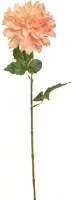 Pure Royal kunsttak dahlia 60cm oranje - afbeelding 1