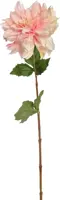Pure Royal kunsttak dahlia 60cm roze - afbeelding 1