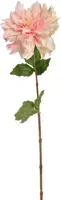 Pure Royal kunsttak dahlia 60cm roze - afbeelding 2