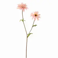 Pure Royal kunsttak dahlia 64cm lichtroze - afbeelding 1