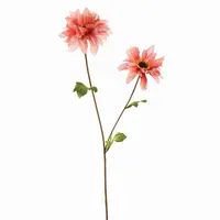 Pure Royal kunsttak dahlia 64cm roze - afbeelding 1