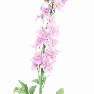 Pure Royal kunsttak delphinium 127cm roze - afbeelding 2