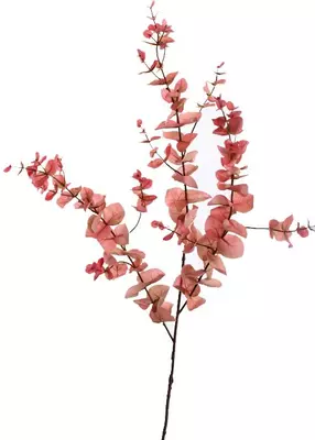 Pure Royal kunsttak eucalyptus 102cm roze - afbeelding 1