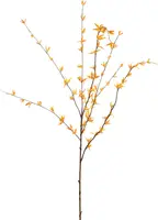 Pure Royal kunsttak forsythia 121cm geel - afbeelding 1