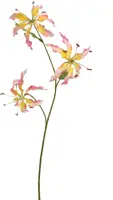 Pure Royal kunsttak gloriosa 64cm roze - afbeelding 1